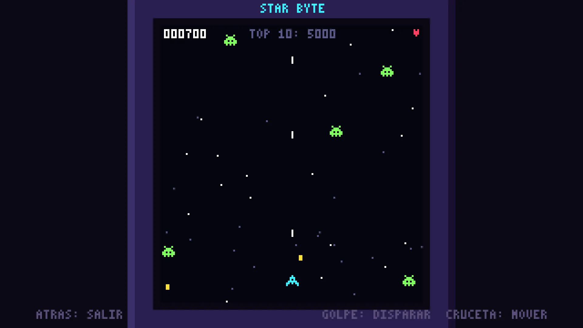 Star Byte, una recreativa que se puede jugar dentro del juego.