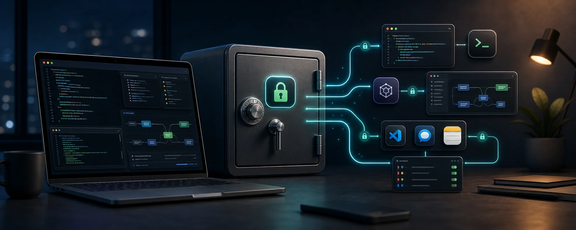 A 1Password Runtime for Local Agents and Desktop Apps
